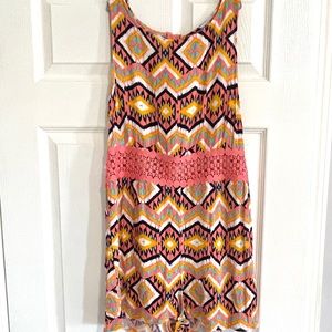 Colorful romper tribal print